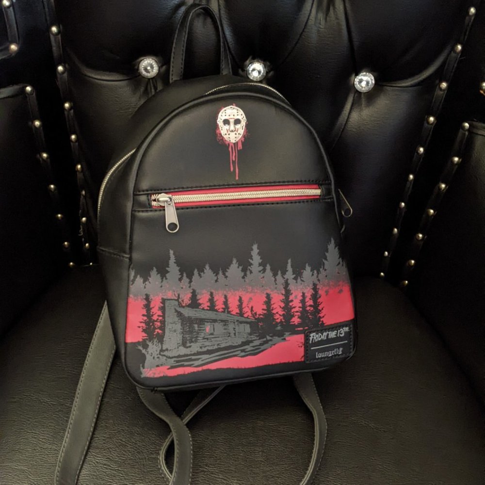 Loungefly Mini Backpack Friday The 13th Jason Voorhees Forest Cabin